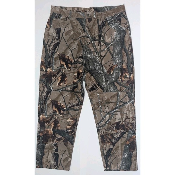 Wrangler Other - Wrangler Reeltree Fusion 3D Camo Jeans Mens 38x30 Double Knee Hunting 97GR1FS